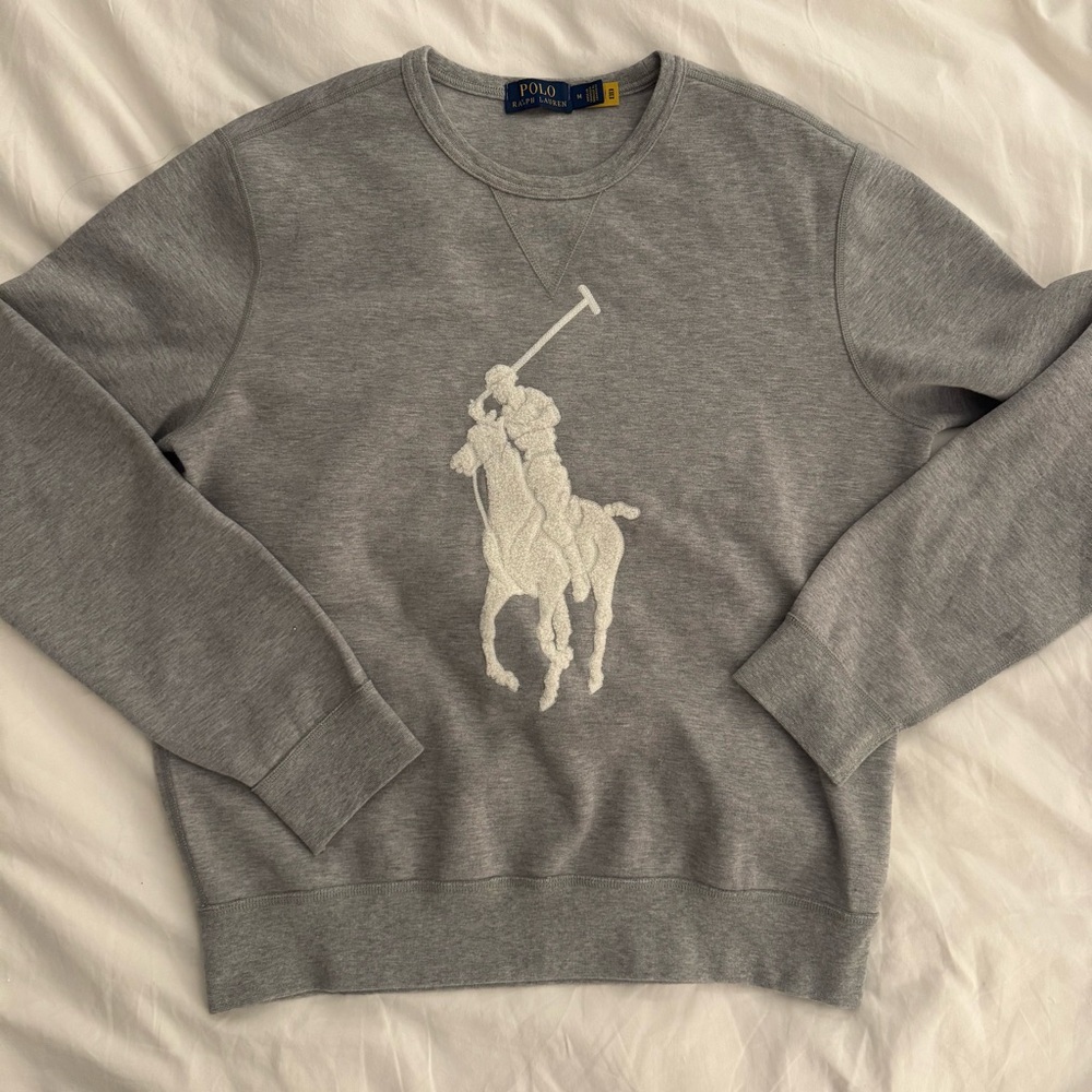 Polo by Ralph Lauren Gray Crewneck Sweatshirt